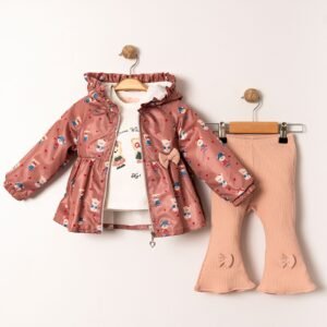 PRETTY BEAR KIZ YAĞMURLUK TAKIM