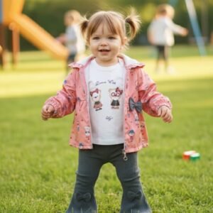 PRETTY BEAR KIZ YAĞMURLUK TAKIM