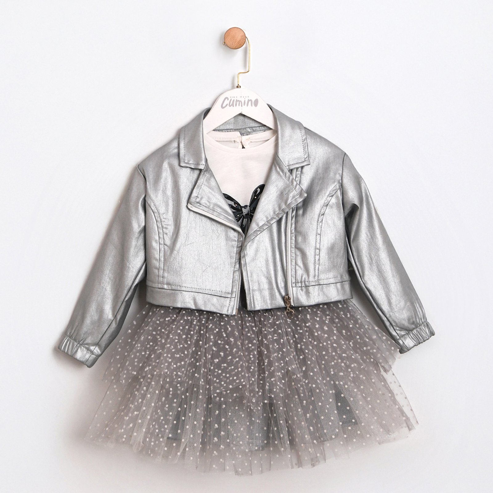 Grıselle 3'lü Kız Çocuk Ceketli Takım - Görsel 3