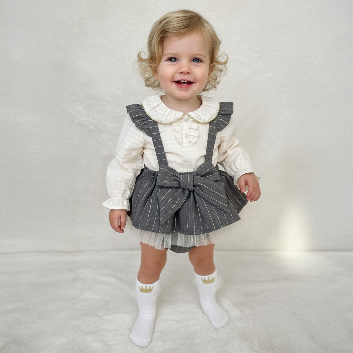 Muffıe 2'li Kız Bebek Takım