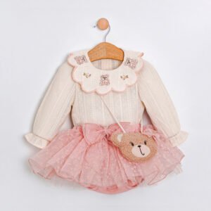 Kız Bebek 3'lu Etek Takım